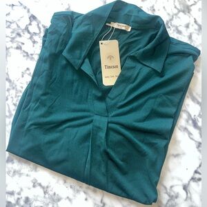 Teal Blouse Blouse